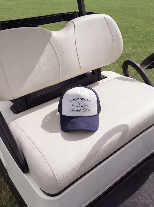 Good Sport Social Club trucker hat