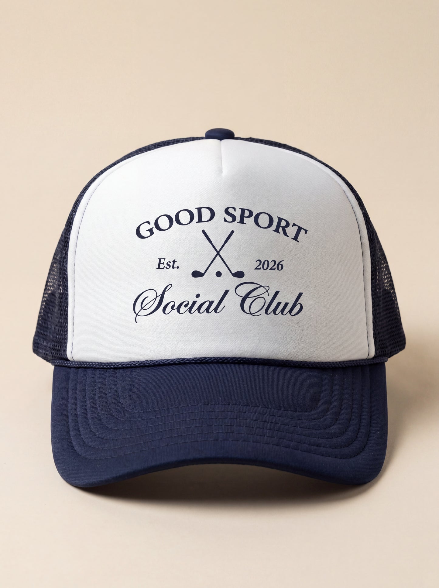 Good Sport Social Club trucker hat