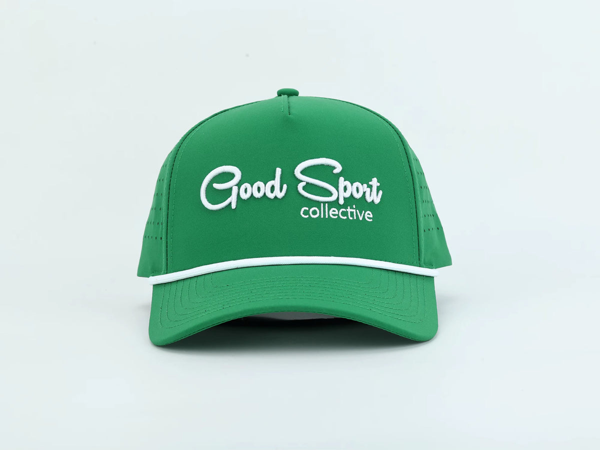 Green - Good Sport Script Hat