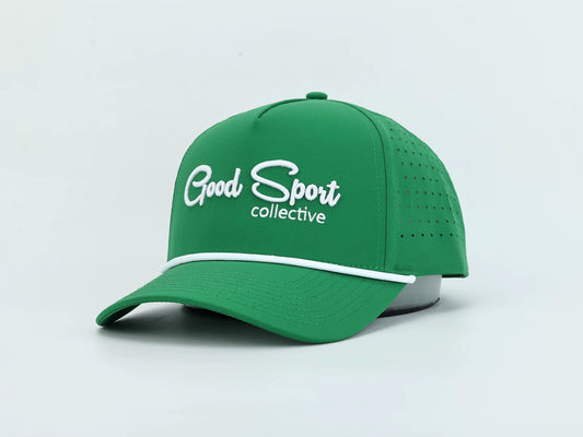 Green - Good Sport Script Hat